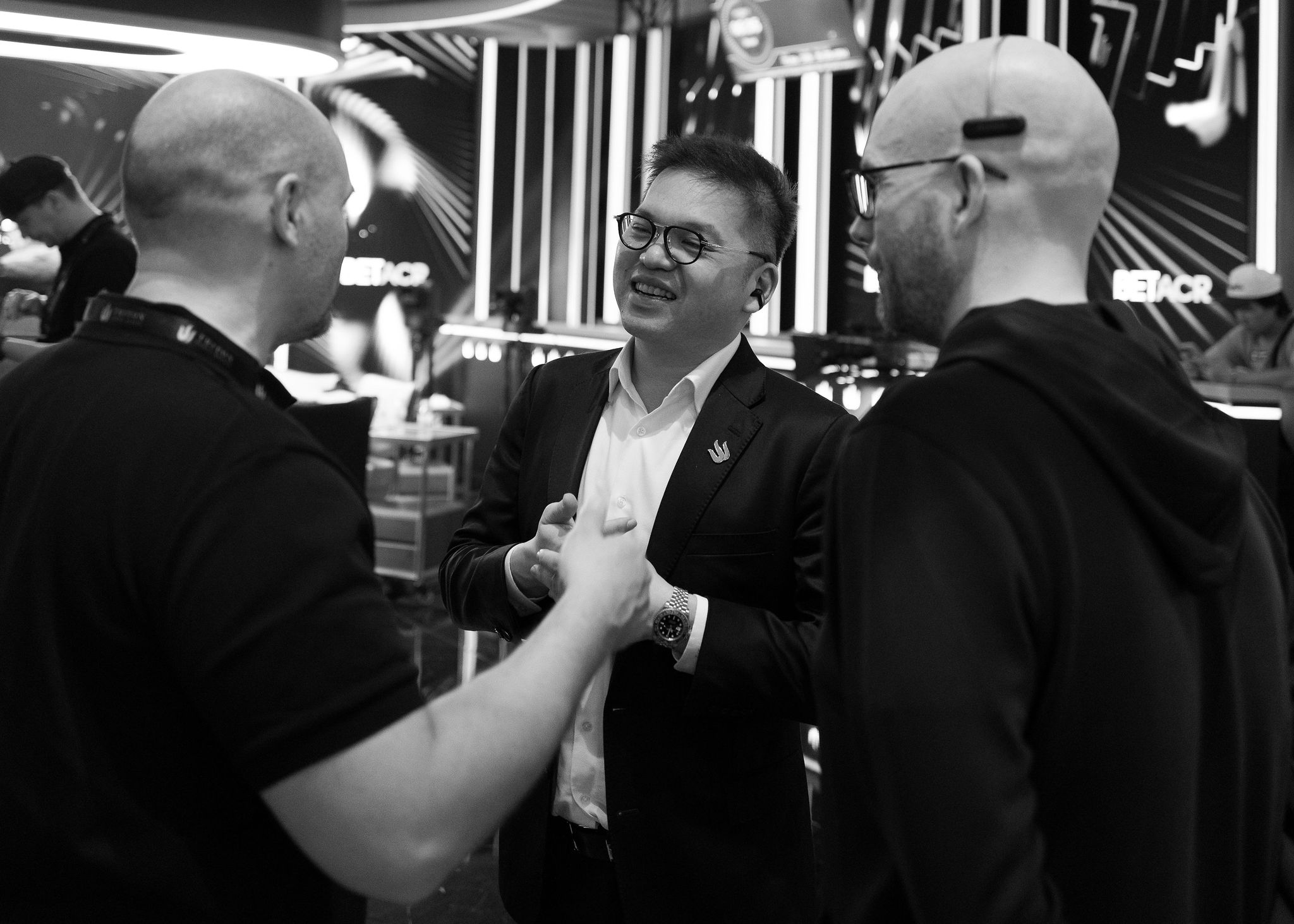 CEO Andy Wong with production team