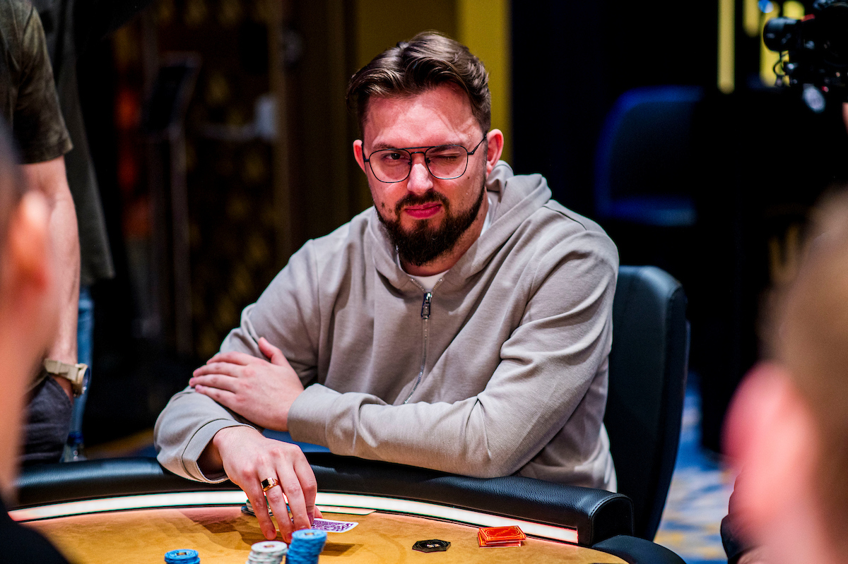 Bubble Boy Paulius Vaitiekunas 2024 Triton SHRS Montenegro EV05 40K NLH Mystery Bounty Day 2 Giron JG89562