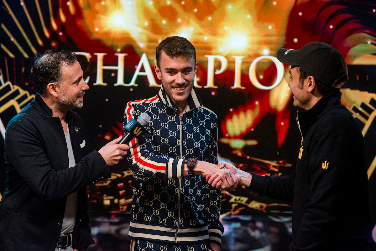 Champion Christopher Frank 2024 Triton SHRS Montenegro EV13 100K PLO Main Event Final Table Giron JG52410 1