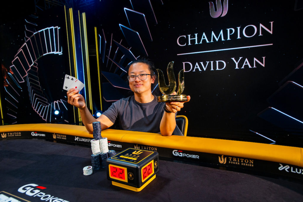 Champion David Yan!