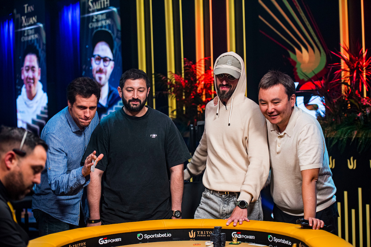 Champion Igor Yaroshevskyy 2024 Triton SHRS Montenegro EV06 50K NLH Bounty Quattro Day 2 Giron JG59728