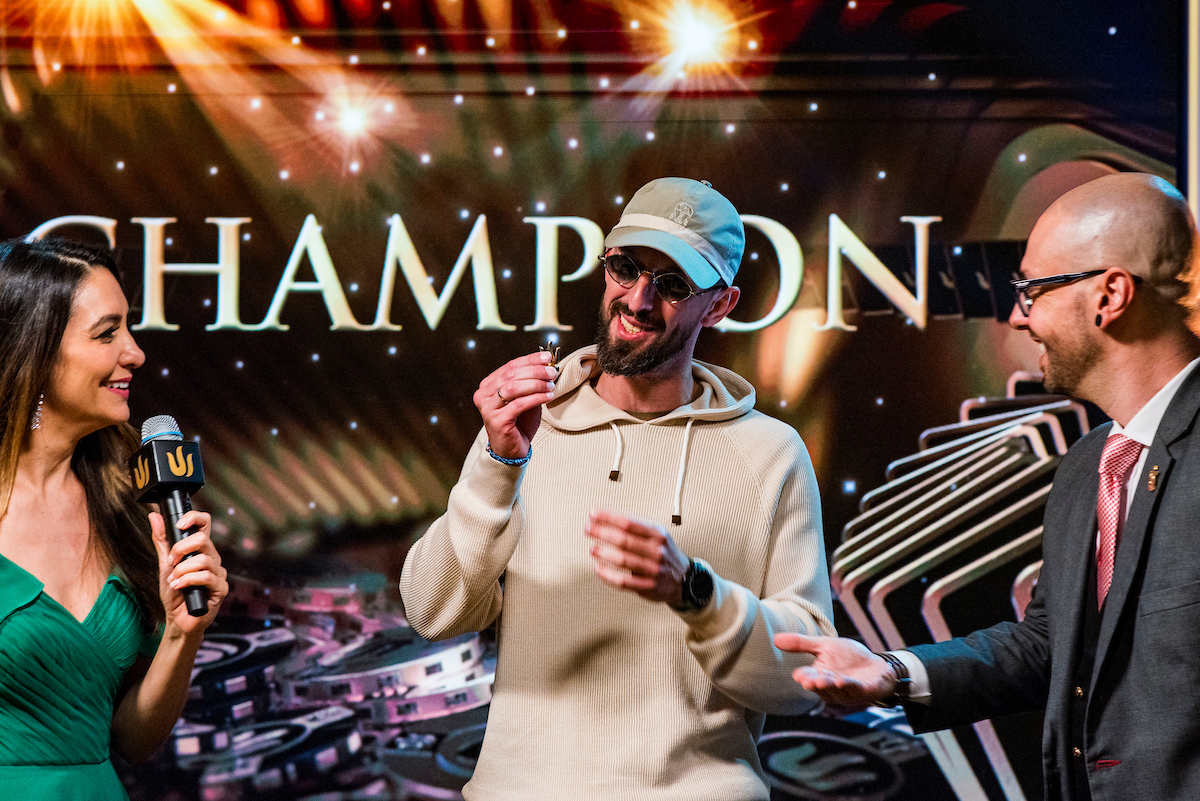 Champion Igor Yaroshevskyy 2024 Triton SHRS Montenegro EV06 50K NLH Bounty Quattro Day 2 Giron JG59754