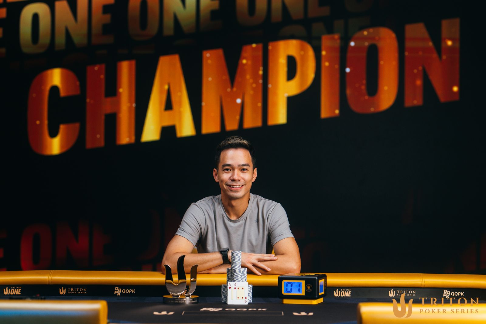 Event 3 winner Doyle Kwan Fu Lee