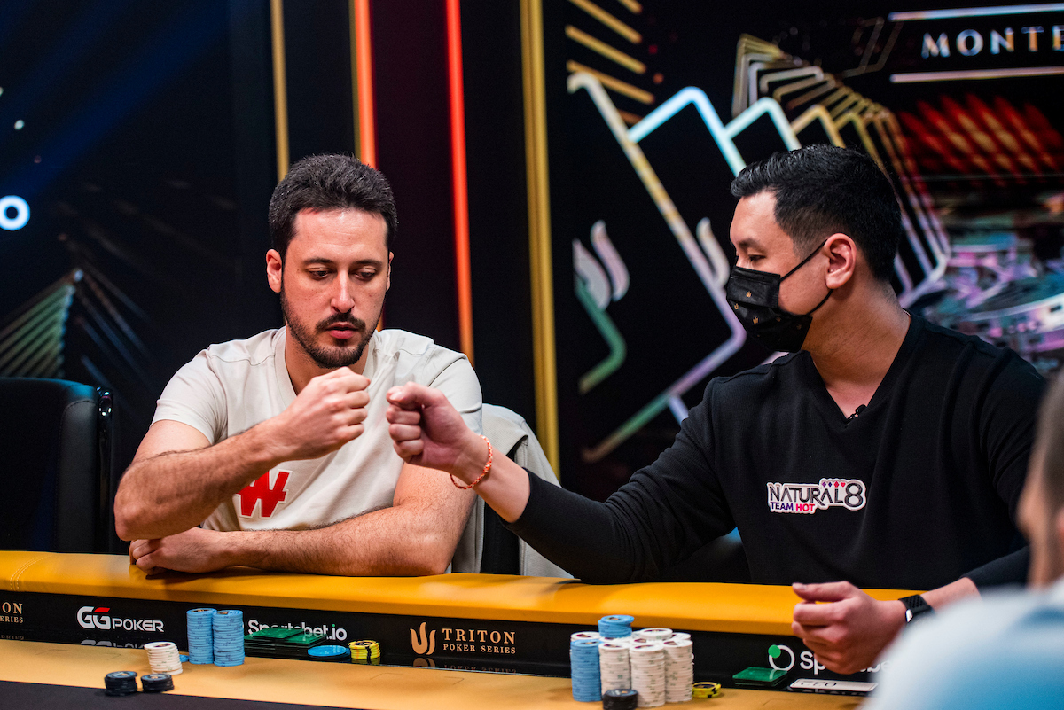 Elimination Adrian Mateos 2024 Triton SHRS Montenegro EV06 50K NLH Bounty Quattro Day 2 Giron JG59672