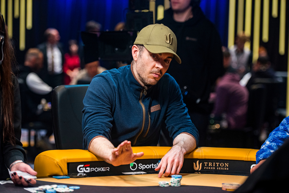 Elimination Ben Tollerene 2024 Triton SHRS Montenegro EV13 100K PLO Main Event Final Table Giron JG52247 1