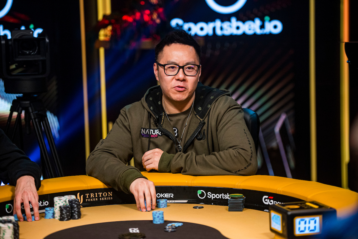 Elimination Danny Tang 2024 Triton SHRS Montenegro EV13 100K PLO Main Event Final Table Giron JG52312 1