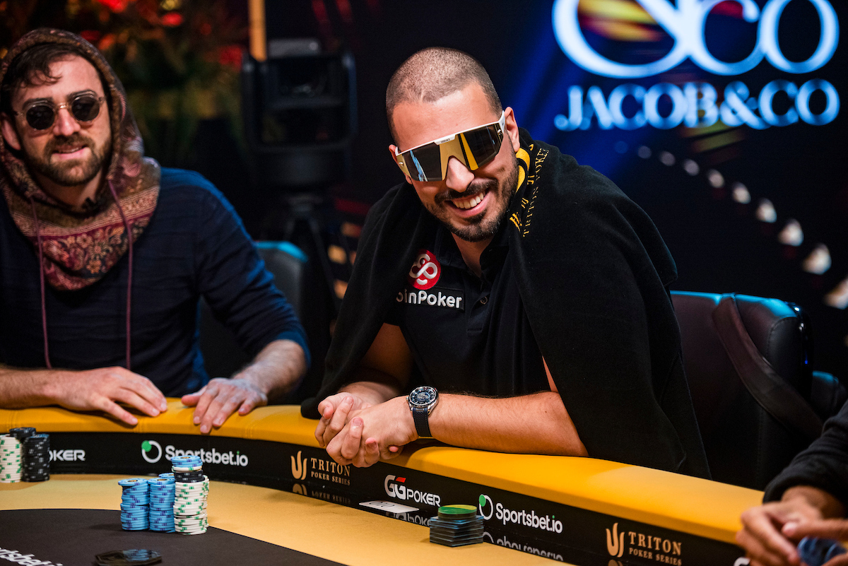 Elimination Tomas Ribeiro 2024 Triton SHRS Montenegro EV13 100K PLO Main Event Final Table Giron JG52326 1