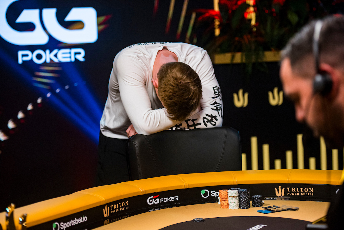 Heads Up Artsiom Lasouski 2024 Triton SHRS Montenegro EV01 25K GG Millions Final Table Giron JG59360