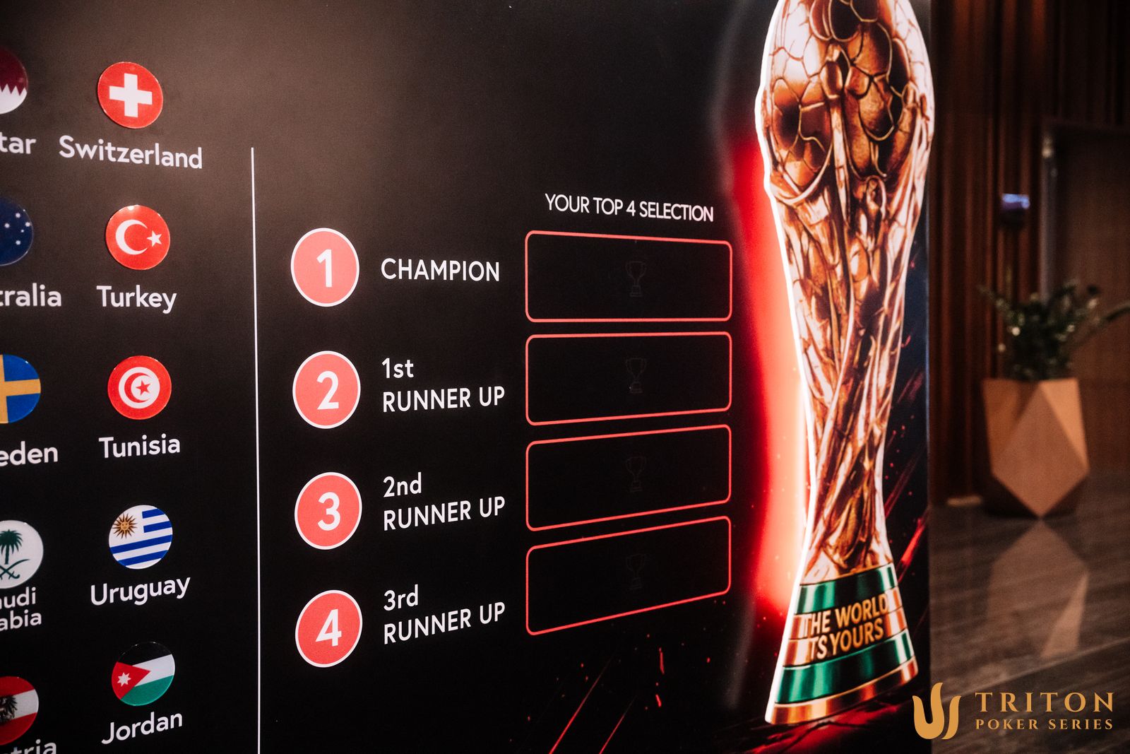 The Score8 prediction stand in Montenegro