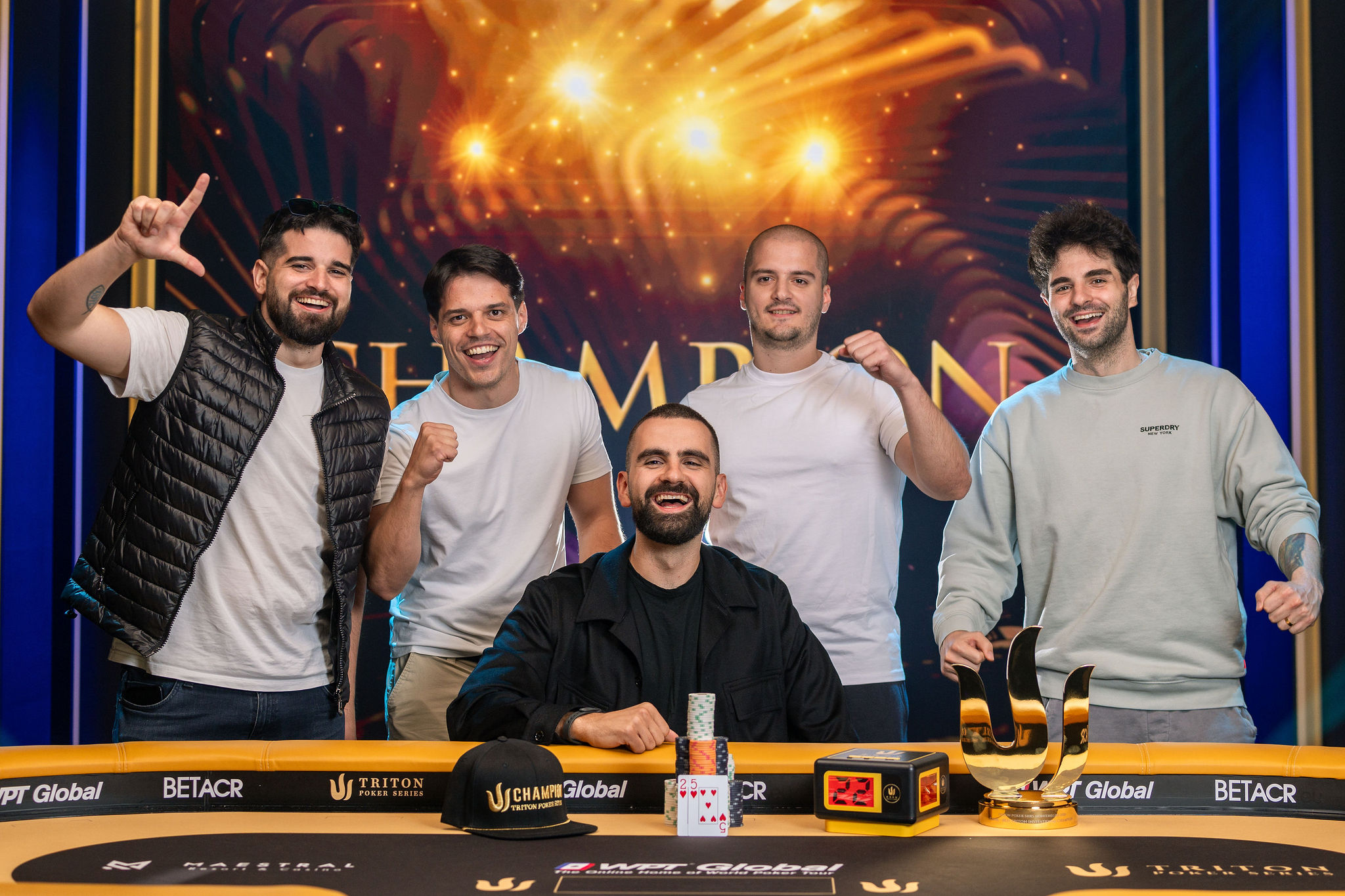 Champion's circle · Final five